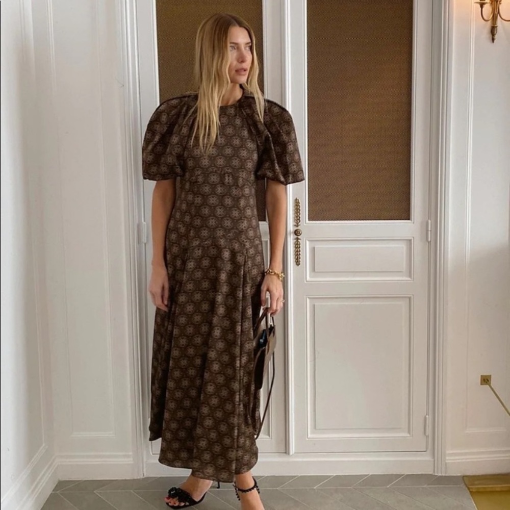 AntonioMelani
Courtney Grow Bronte MedallionPrint ShortPuff SleeveMidi Dress NWT